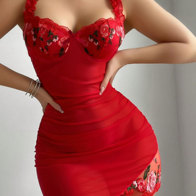Chemise nuisette SIREN Scarlet Rose