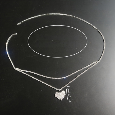SIREN Pixel Heart Body Chain